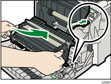 Ilustração do interior do equipamento