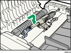 Ilustração da vista frontal do equipamento