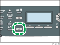 Ilustração da tecla de scanner