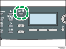 Ilustração da tecla Cópia de cartão de identificação