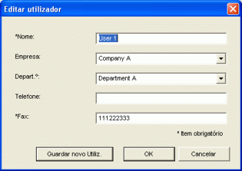 Ilustração do ecrã da aplicação