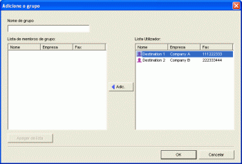 Ilustração do ecrã da aplicação