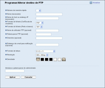 Ilustração do ecrã do web browser
