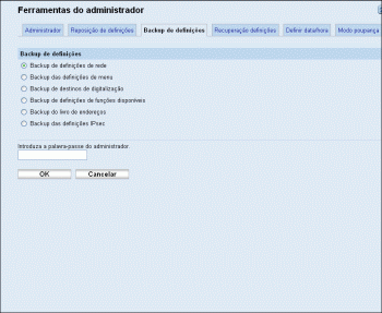 Ilustração do ecrã do web browser