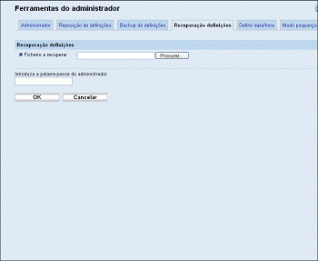 Ilustração do ecrã do web browser