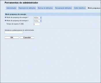 Ilustração do ecrã do web browser