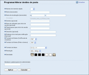 Ilustração do ecrã do web browser