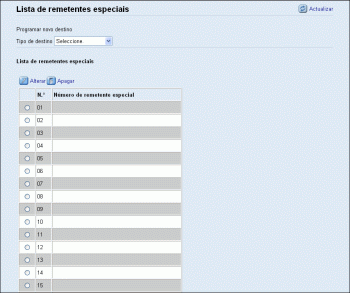 Ilustração do ecrã do web browser