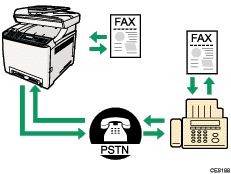 Illustration of fax