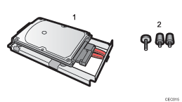 Hard disk illustration