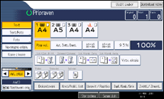 Ilustrace displeje ovládacího panelu