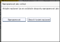 Ilustrace displeje ovládacího panelu