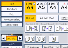 Ilustrace displeje ovládacího panelu