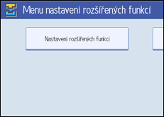 Obrázek displeje ovládacího panelu