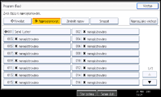 Ilustrace displeje ovládacího panelu