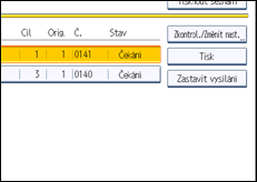 Ilustrace displeje ovládacího panelu