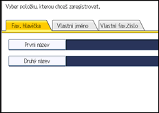 Ilustrace displeje ovládacího panelu
