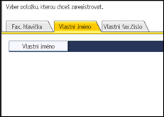Ilustrace displeje ovládacího panelu