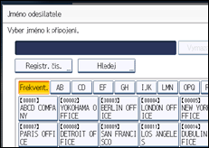 Ilustrace displeje ovládacího panelu