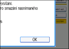 Ilustrace displeje ovládacího panelu