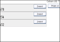Ilustrace displeje ovládacího panelu