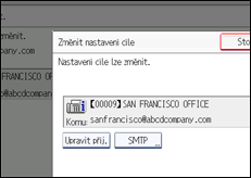 Ilustrace displeje ovládacího panelu