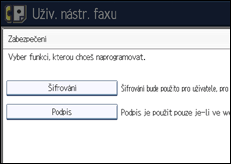 Ilustrace displeje ovládacího panelu