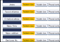Ilustrace displeje ovládacího panelu
