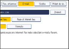 Ilustrace displeje ovládacího panelu