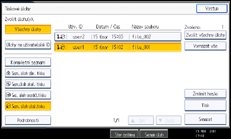 Ilustrace displeje ovládacího panelu