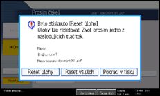 Ilustrace displeje ovládacího panelu
