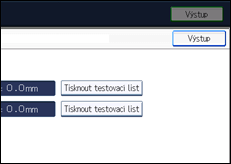 Ilustrace displeje ovládacího panelu
