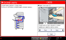 Ilustrace displeje ovládacího panelu