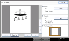 Illustration af displayet på betjeningspanelet