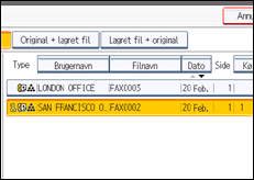 Illustration af displayet på betjeningspanelet