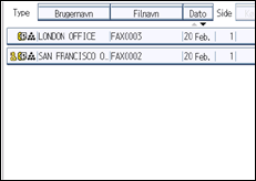 Illustration af displayet på betjeningspanelet