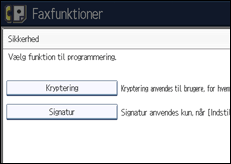 Illustration af displayet på betjeningspanelet