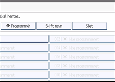 Illustration af displayet på betjeningspanelet