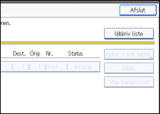 Illustration af displayet på betjeningspanelet
