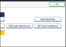 Illustration af displayet på betjeningspanelet