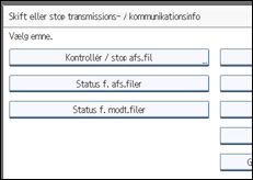 Illustration af displayet på betjeningspanelet