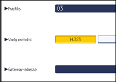 Illustration af displayet på betjeningspanelet