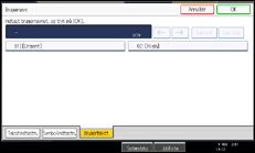 Illustration af displayet på betjeningspanelet