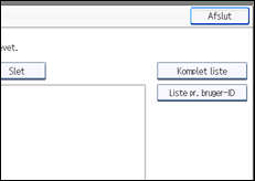 Illustration af displayet på betjeningspanelet
