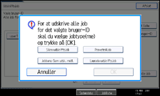 Illustration af displayet på betjeningspanelet