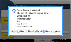 Illustration af displayet på betjeningspanelet