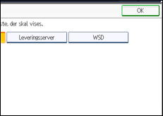 Illustration af skærmen på betjeningspanelet