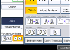 Abbildung Bedienfeld-Display