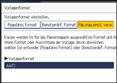 Abbildung Bedienfeld-Display