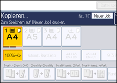 Abbildung Bedienfeld-Display
